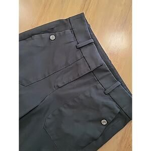 J.Crew Women’s Black Wide Leg Crop Pants Size 4 High Rise Classic EUC